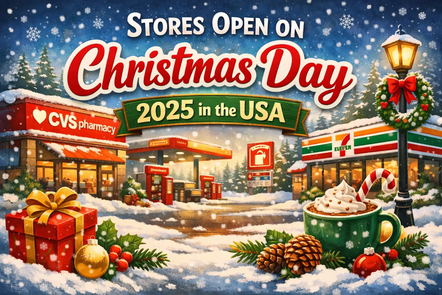 Stores Open on Christmas Day 2025 in the USA