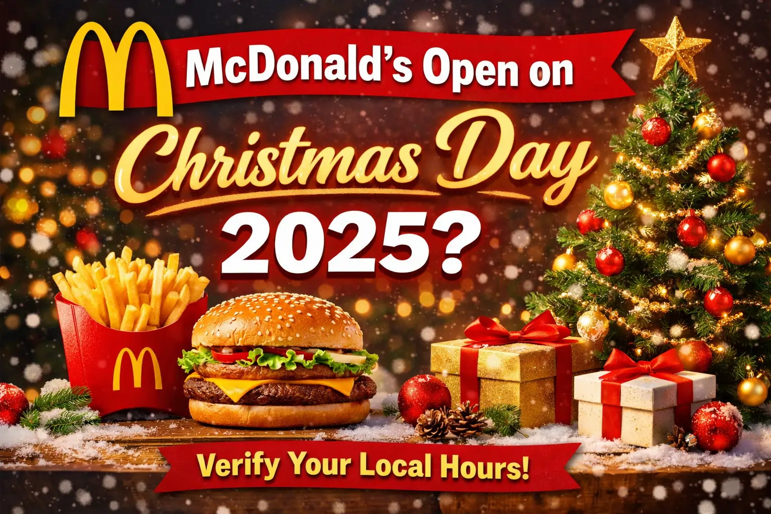 Is McDonald’s Open on Christmas Day 2025? Hours, Locations & How to Check